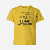 Thumbnail for Trust Me I'm a Flight Attendant Designed Children T-Shirts