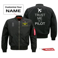 Thumbnail for Trust Me I'm a Pilot 2 Designed Pilot Jackets (Customizable)