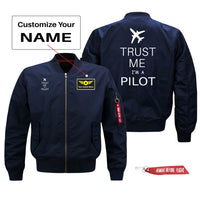 Thumbnail for Trust Me I'm a Pilot 2 Designed Pilot Jackets (Customizable)