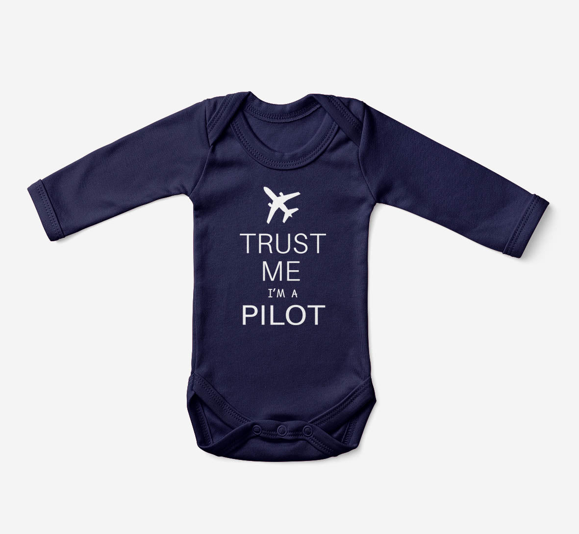 Trust Me I'm a Pilot 2 Designed Baby Bodysuits