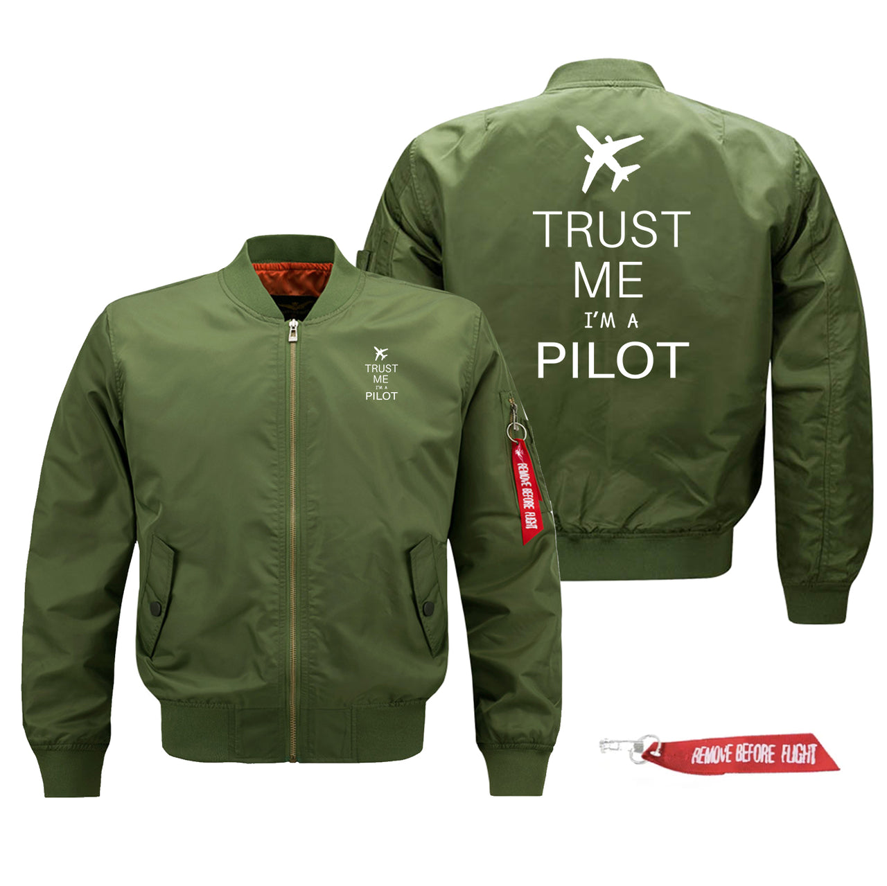 Trust Me I'm a Pilot 2 Designed Pilot Jackets (Customizable)