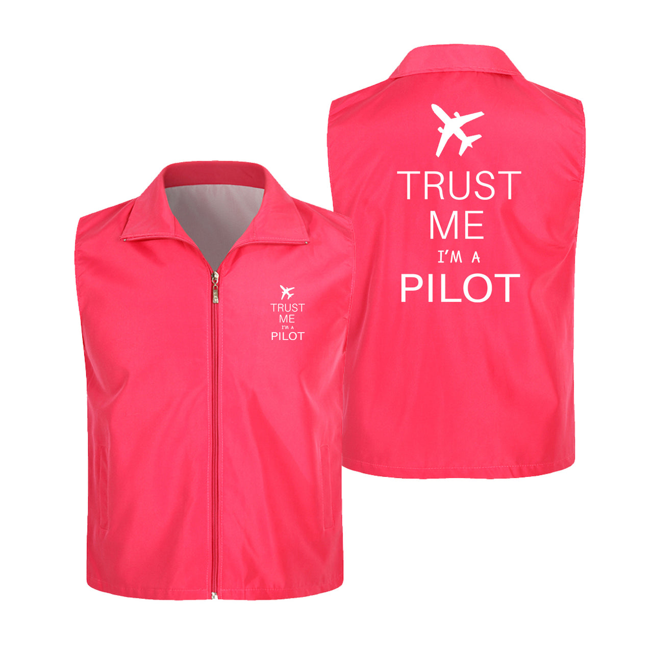 Trust Me I'm a Pilot 2 Designed Thin Style Vests