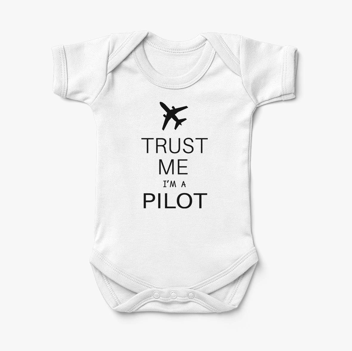 Trust Me I'm a Pilot 2 Designed Baby Bodysuits