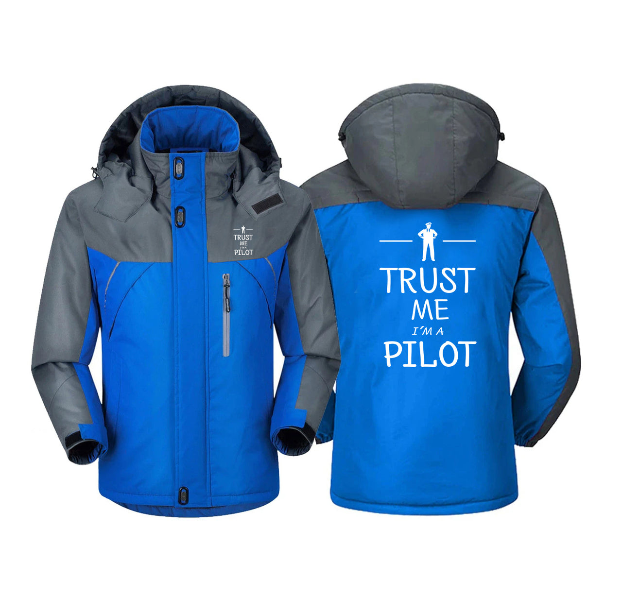 Trust Me I'm a Pilot Designed Thick Winter Jackets