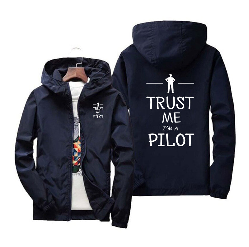 Trust Me I'm a Pilot Designed Windbreaker Jackets