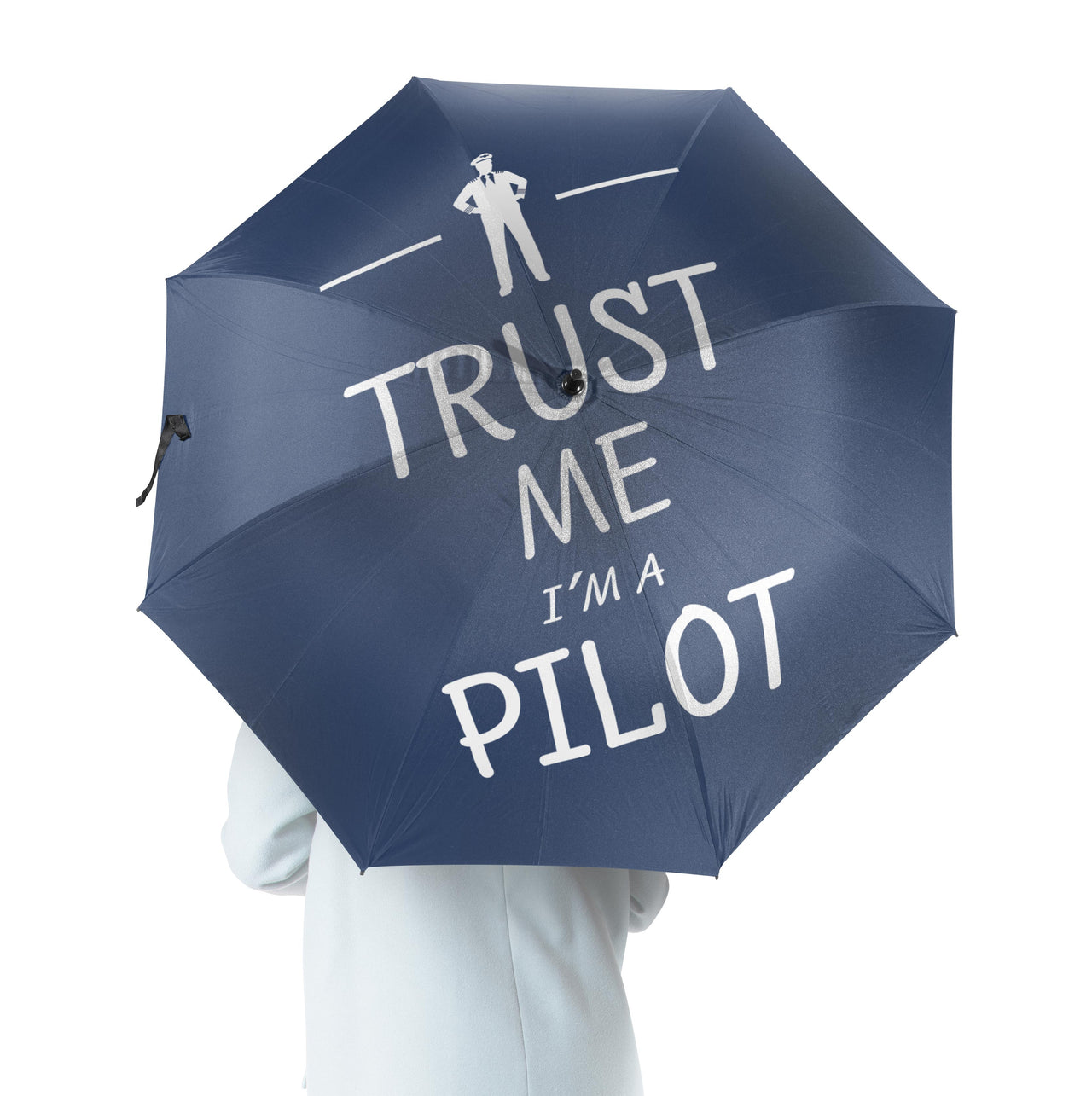 Trust Me I'm a Pilot Designed Umbrella