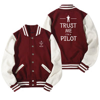 Thumbnail for Trust Me I'm a Pilot Designed Baseball Style Jackets