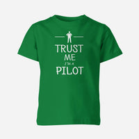 Thumbnail for Trust Me I'm a Pilot Designed Children T-Shirts