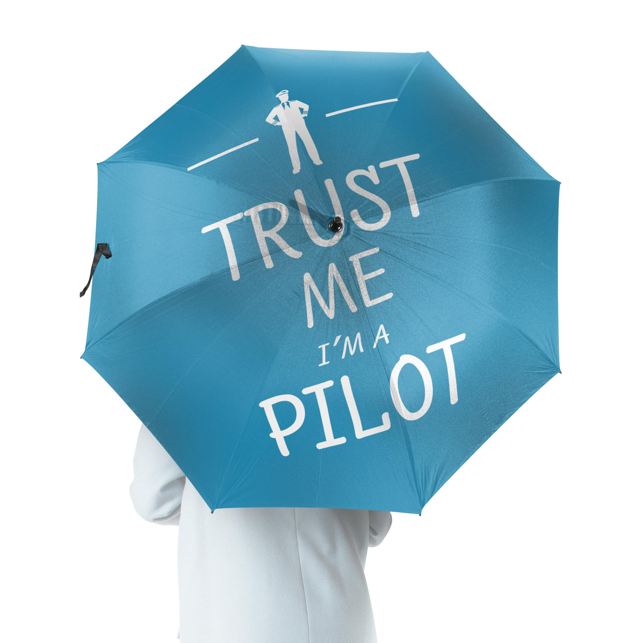 Trust Me I'm a Pilot Designed Umbrella