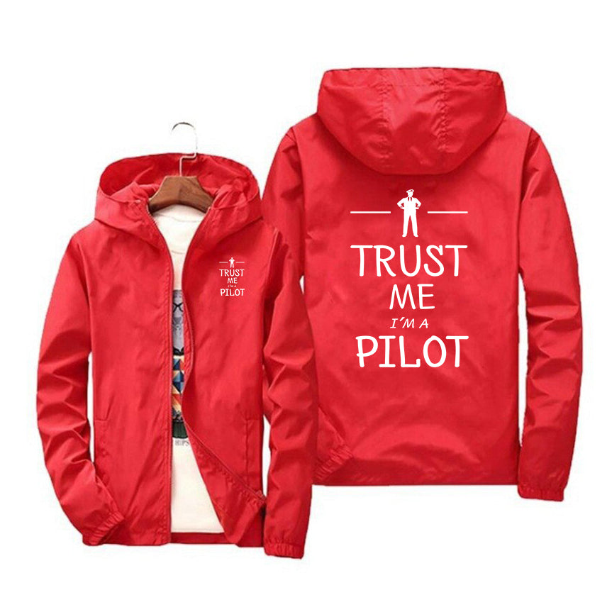 Trust Me I'm a Pilot Designed Windbreaker Jackets