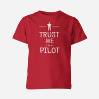 Thumbnail for Trust Me I'm a Pilot Designed Children T-Shirts