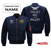 Thumbnail for Trust Me I'm a Pilot (Drone) Designed Pilot Jackets (Customizable)