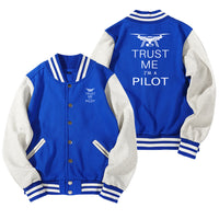 Thumbnail for Trust Me I'm a Pilot (Drone) Designed Baseball Style Jackets