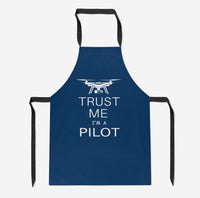 Thumbnail for Trust Me I'm a Pilot (Drone) Designed Kitchen Aprons