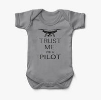 Thumbnail for Trust Me I'm a Pilot (Drone) Designed Baby Bodysuits