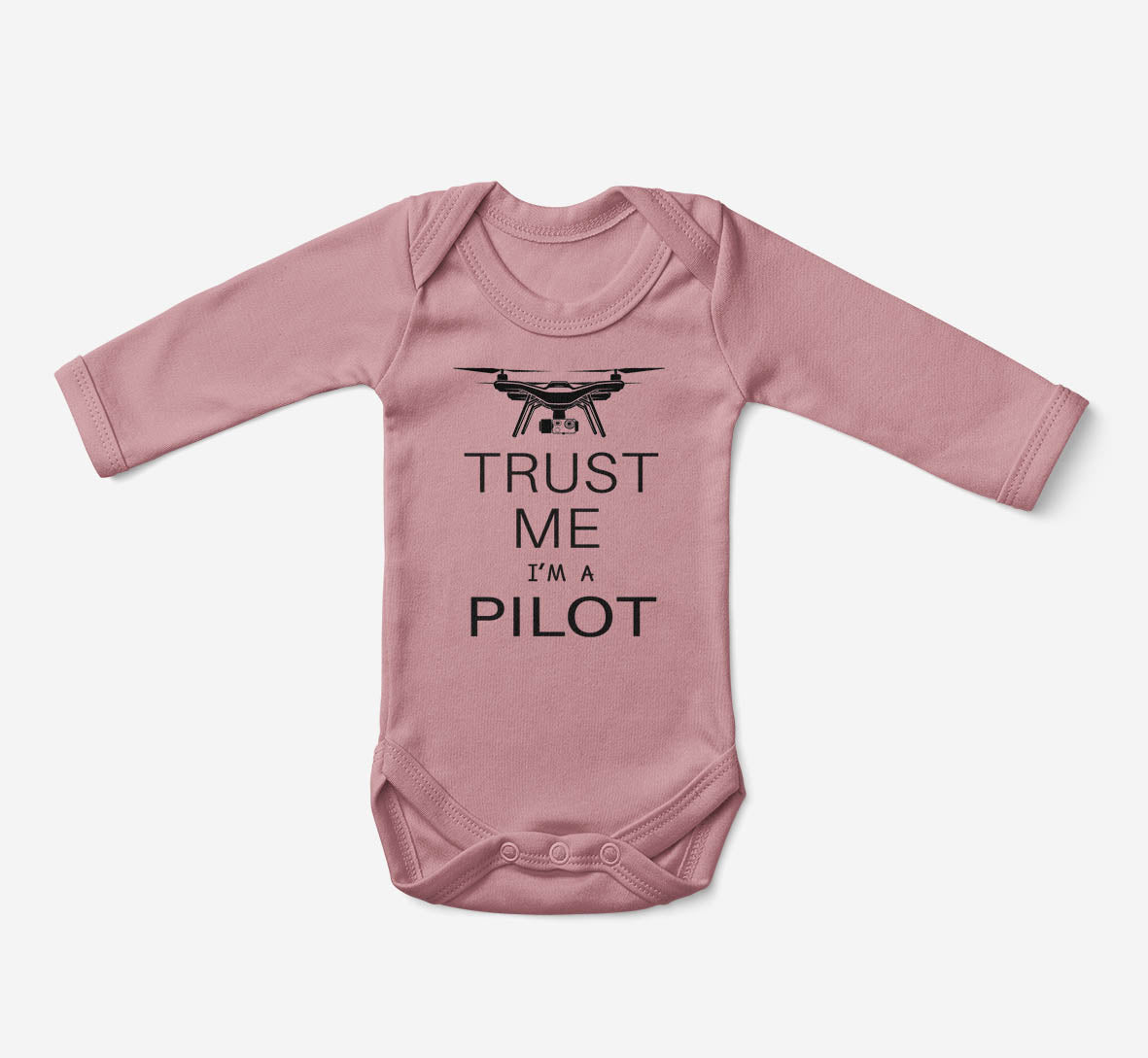 Trust Me I'm a Pilot (Drone) Designed Baby Bodysuits