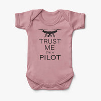 Thumbnail for Trust Me I'm a Pilot (Drone) Designed Baby Bodysuits
