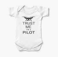 Thumbnail for Trust Me I'm a Pilot (Drone) Designed Baby Bodysuits