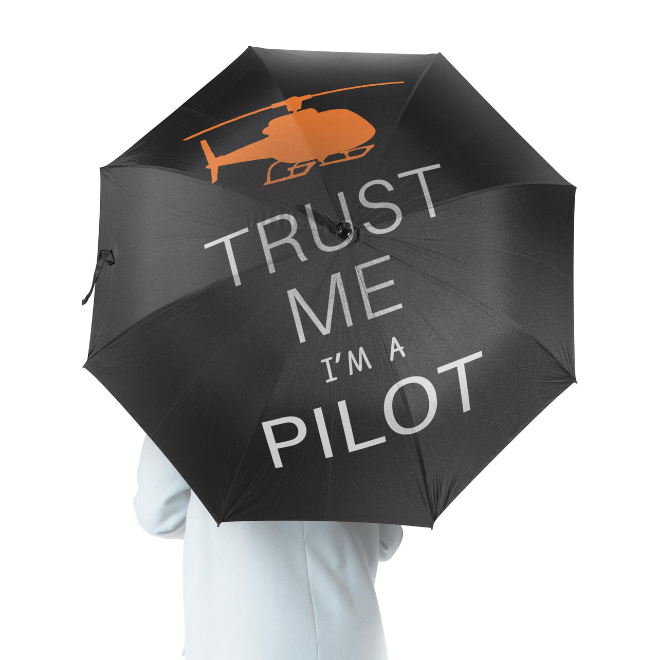 Trust Me I'm a Pilot (Helicopter) Designed Umbrella