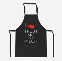 Thumbnail for Trust Me I'm a Pilot (Helicopter) Designed Kitchen Aprons