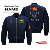Thumbnail for Trust Me I'm a Pilot (Helicopter) Designed Pilot Jackets (Customizable)