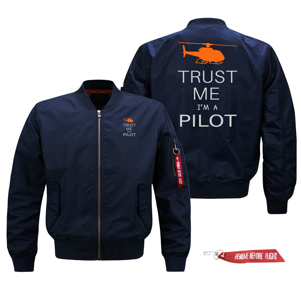 Trust Me I'm a Pilot (Helicopter) Designed Pilot Jackets (Customizable)