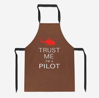 Thumbnail for Trust Me I'm a Pilot (Helicopter) Designed Kitchen Aprons