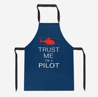 Thumbnail for Trust Me I'm a Pilot (Helicopter) Designed Kitchen Aprons
