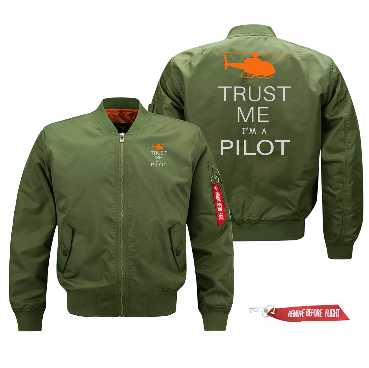 Trust Me I'm a Pilot (Helicopter) Designed Pilot Jackets (Customizable)