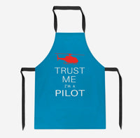 Thumbnail for Trust Me I'm a Pilot (Helicopter) Designed Kitchen Aprons