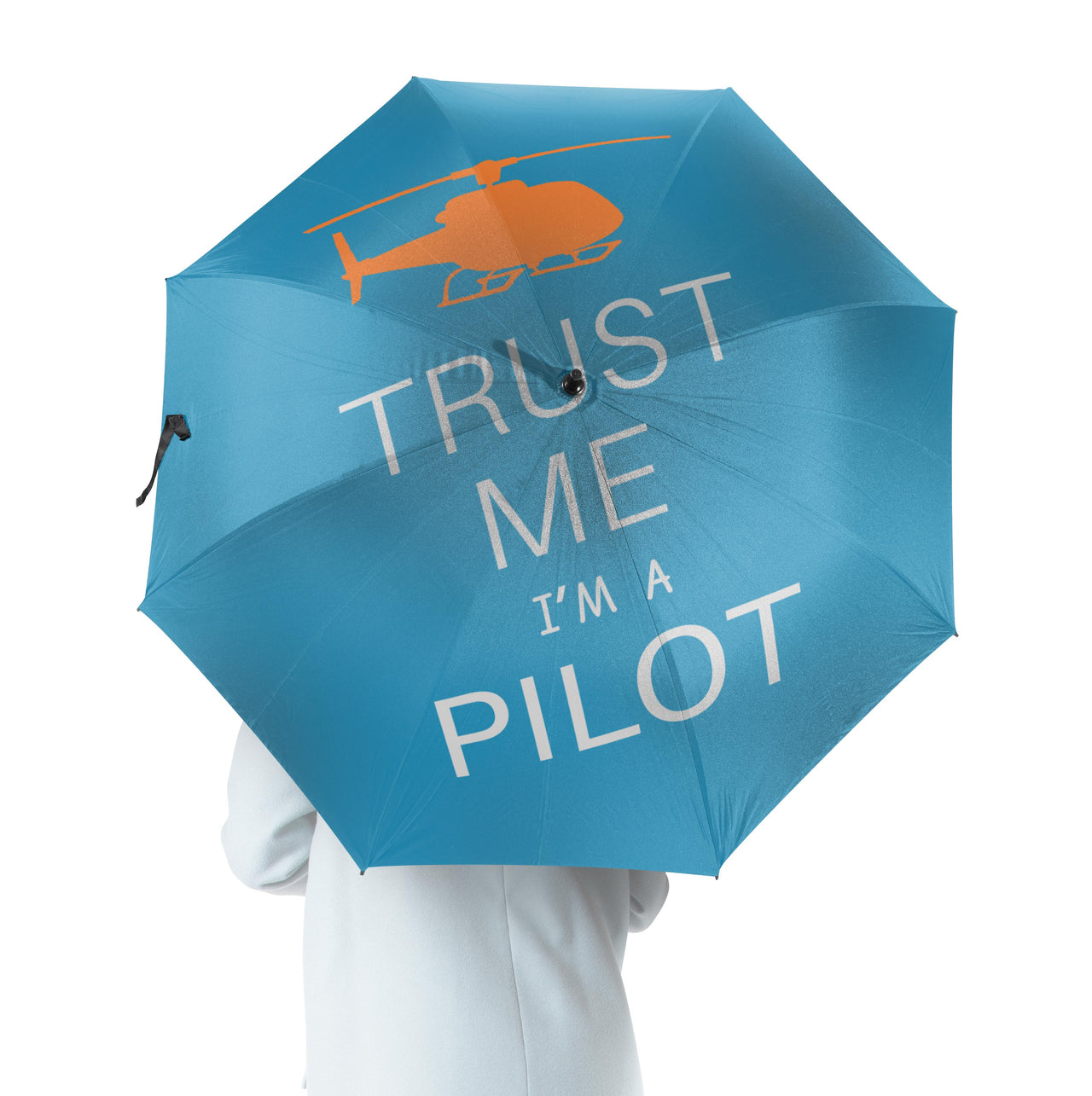 Trust Me I'm a Pilot (Helicopter) Designed Umbrella