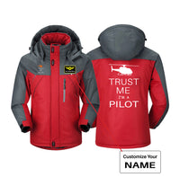 Thumbnail for Trust Me I'm a Pilot (Helicopter) Designed Thick Winter Jackets