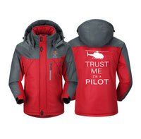 Thumbnail for Trust Me I'm a Pilot (Helicopter) Designed Thick Winter Jackets