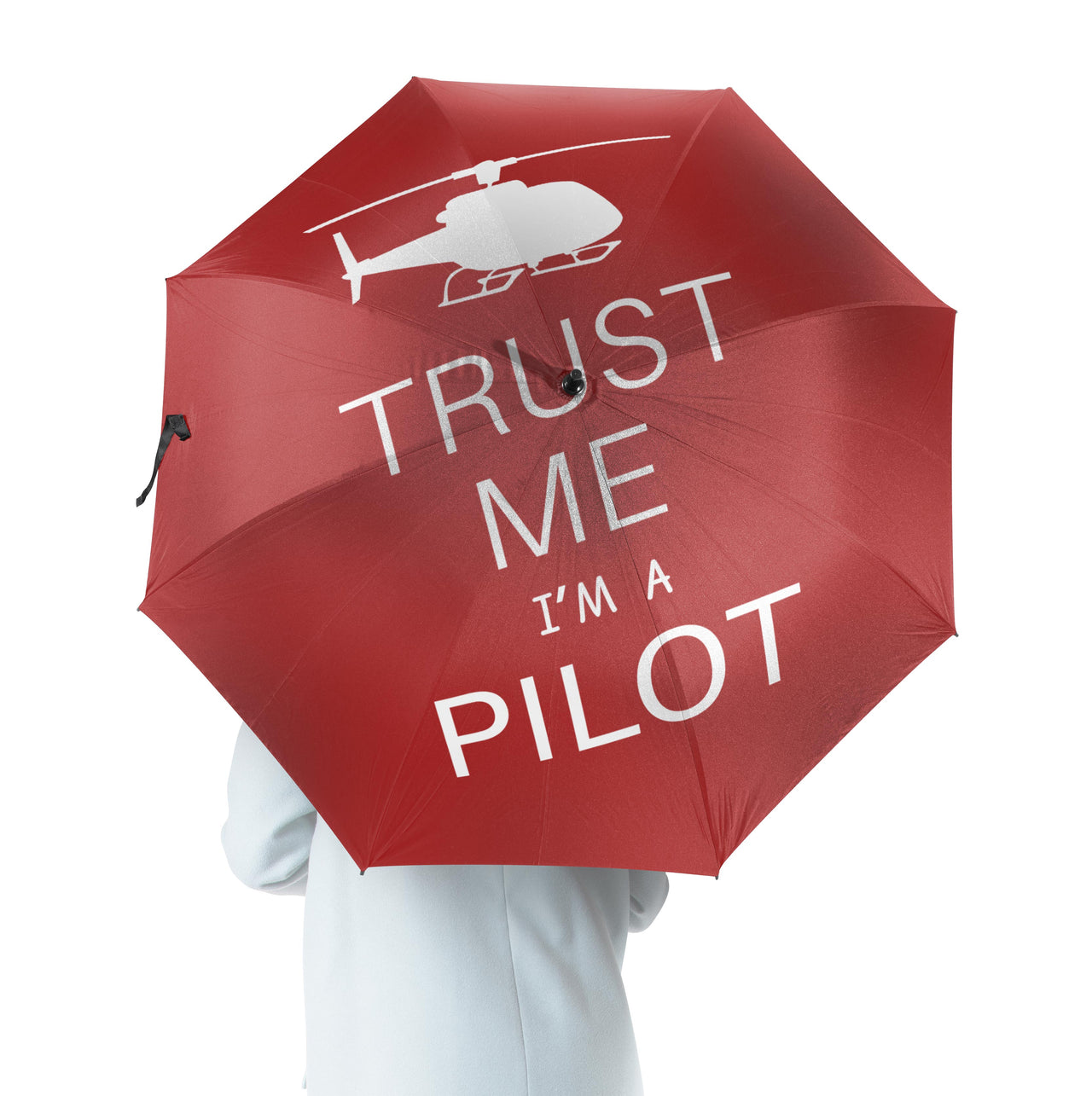 Trust Me I'm a Pilot (Helicopter) Designed Umbrella