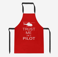 Thumbnail for Trust Me I'm a Pilot (Helicopter) Designed Kitchen Aprons