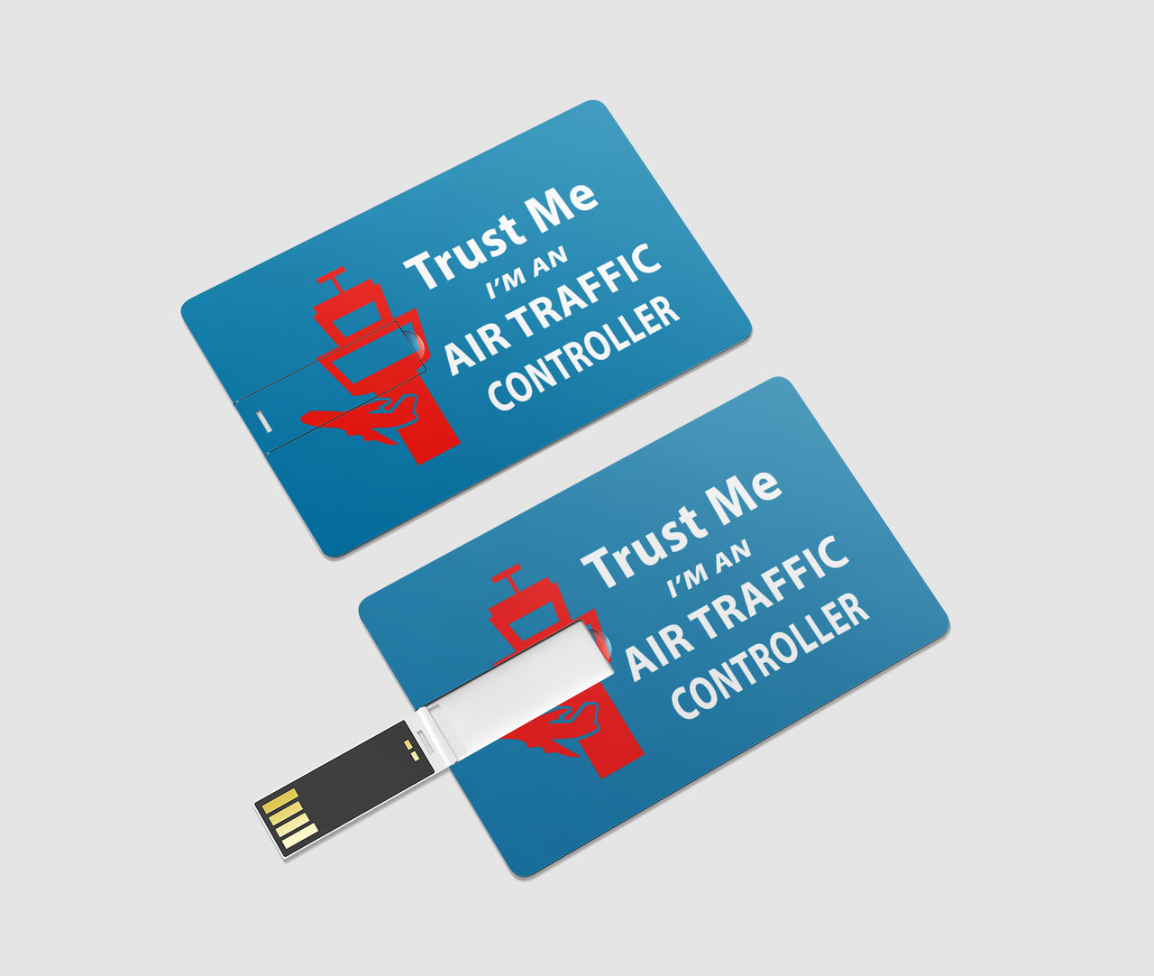 Trust Me I'm an Air Traffic Controller Designed USB Cards