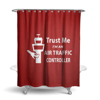 Thumbnail for Trust Me I'm an Air Traffic Controller Designed Shower Curtains