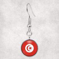 Thumbnail for Tunisia Flag Designed Earrings