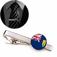 Thumbnail for Turks and caicos Islands Flag Designed Tie Clips