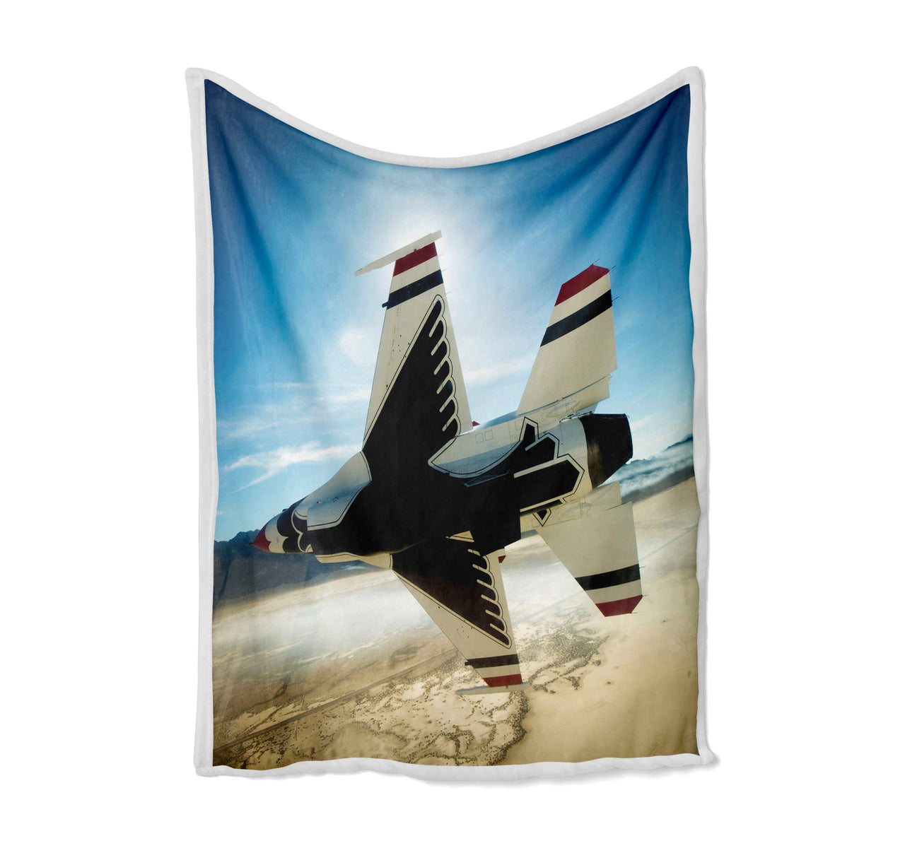 Turning Right Fighting Falcon F16 Designed Bed Blankets & Covers