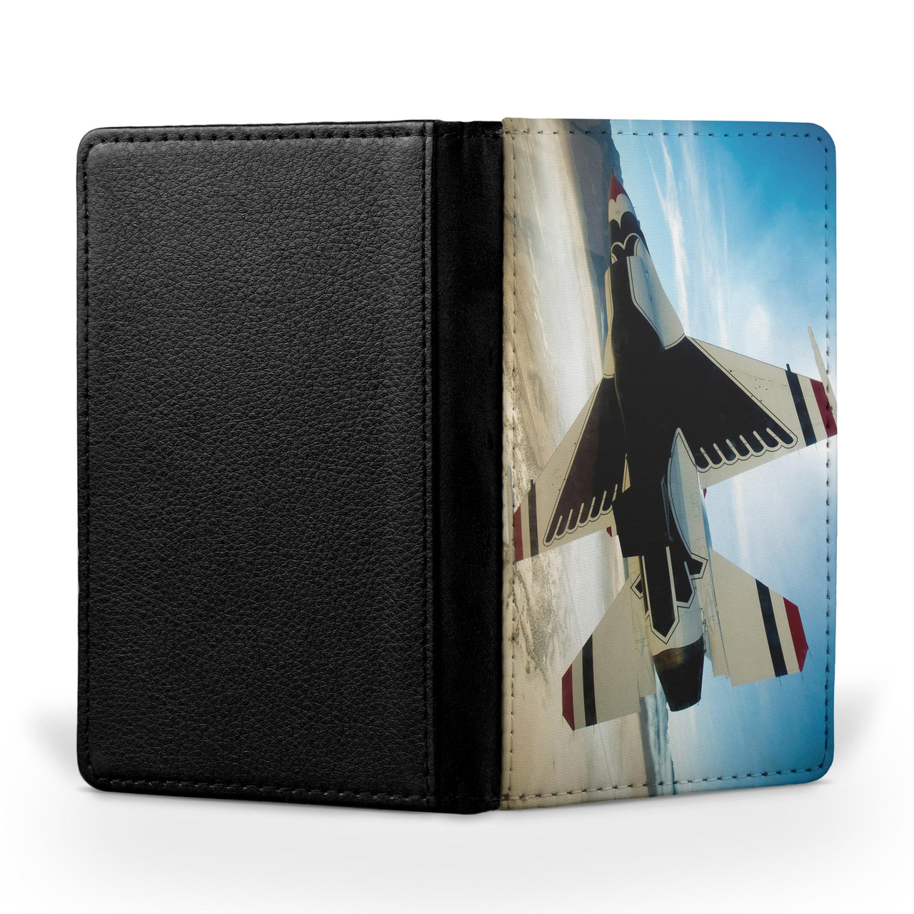 Turning Right Fighting Falcon F16 Printed Passport & Travel Cases