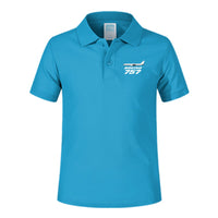 Thumbnail for The Boeing 757 Designed Children Polo T-Shirts