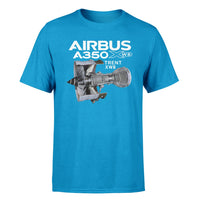 Thumbnail for Airbus A350 & Trent Wxb Engine Designed T-Shirts