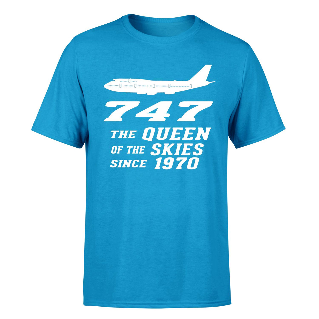 Boeing 747 - Queen of the Skies (2) Designed T-Shirts
