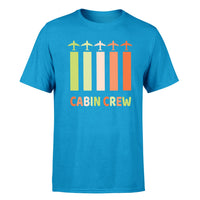 Thumbnail for Colourful Cabin Crew Designed T-Shirts