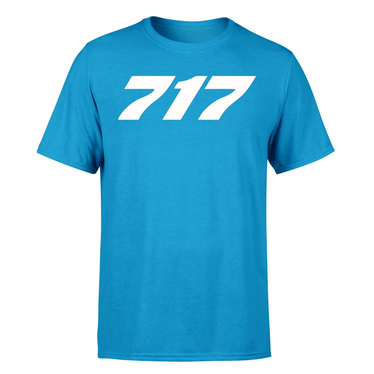 717 Flat Text Designed T-Shirts
