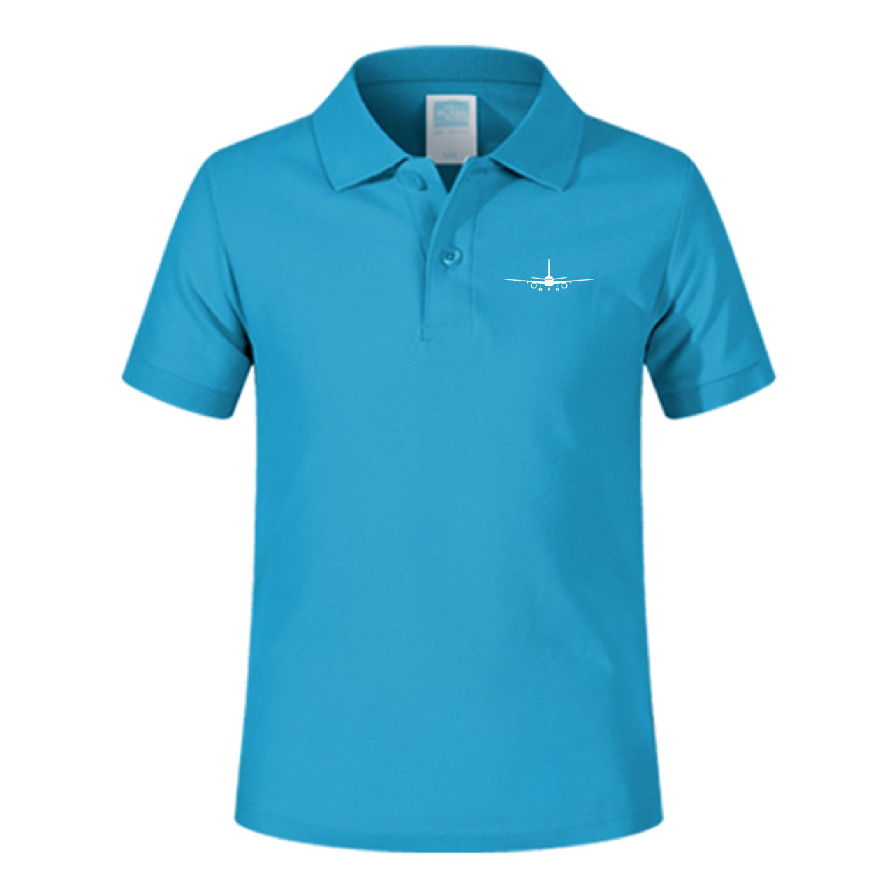 Boeing 757 Silhouette Designed Children Polo T-Shirts