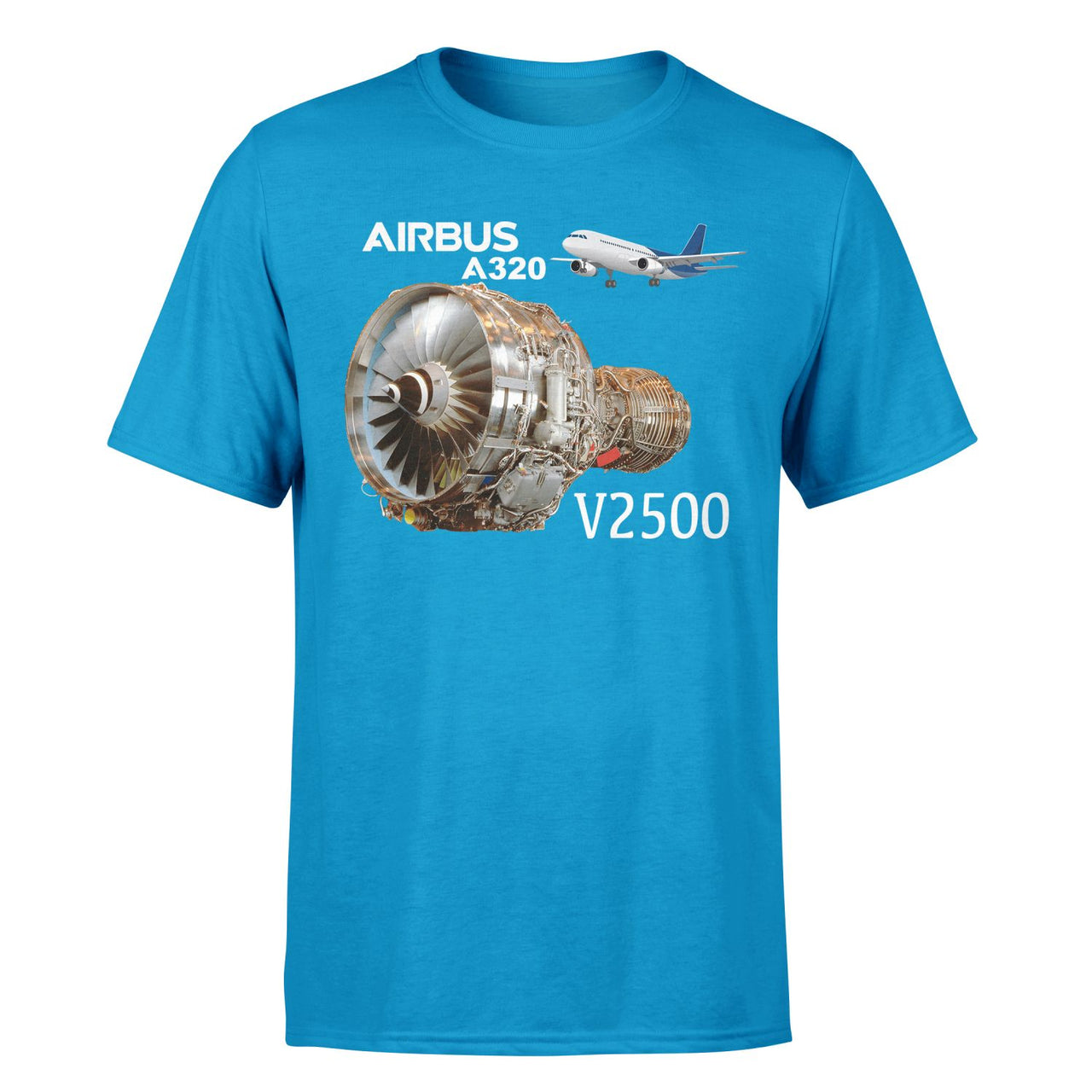 Airbus A320 & V2500 Engine Designed T-Shirts