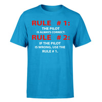Thumbnail for Rule 1 - Pilot is Always Correct Designed T-Shirts