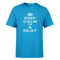 Thumbnail for Keep Calm I'm a Pilot Designed T-Shirts